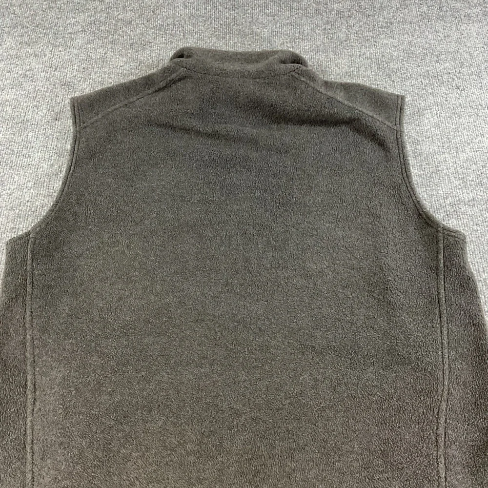 Columbia Sportswear Fleece Vest Mens Large Brown Full Zip Outdoor Hiking Casual